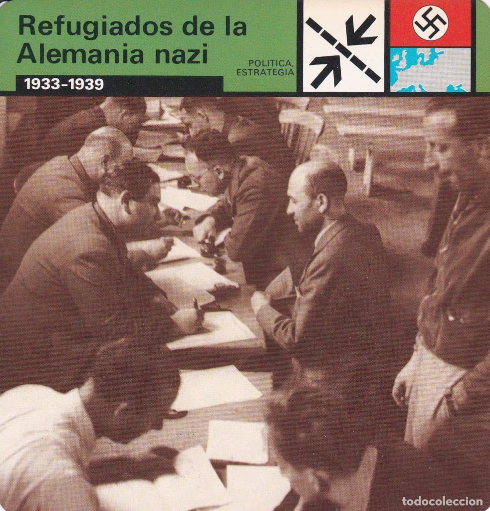 Cartes Postales: FICHA POLITICA, ESTRATEGIA: REFUGIADOS DE LA ALEMANIA NAZI. 1933-1939 - NULL