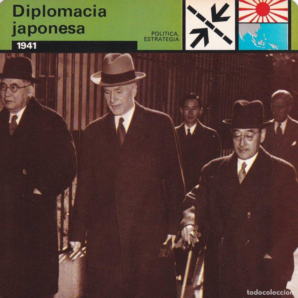 Cartes Postales: FICHA POLITICA, ESTRATEGIA: DIPLOMACIA JAPONESA. 1941 - NULL