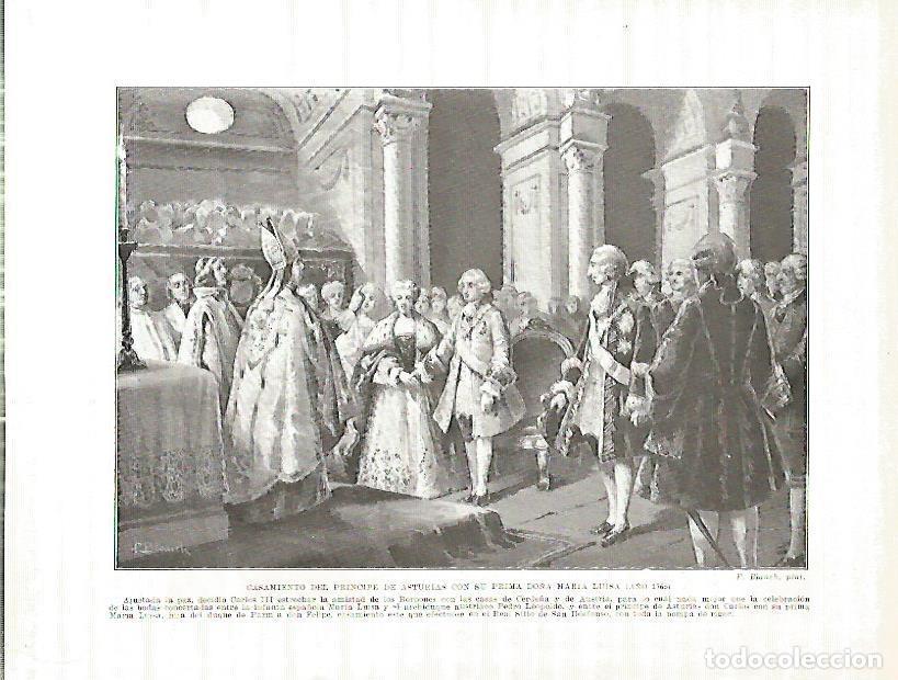 Postkarten: LAMINA 9209: Boda del Principe de Asturias con Maria Luisa en 1765 - Manuel Rodriguez Codola