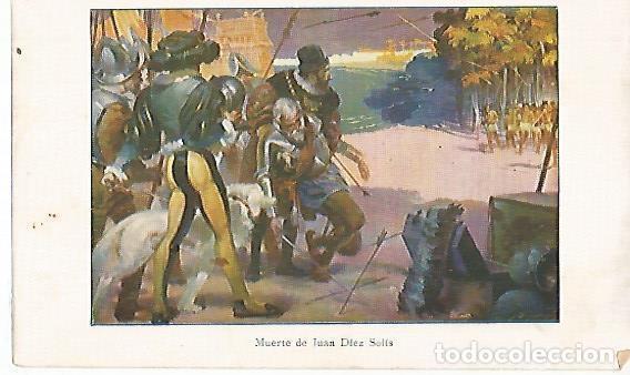 Postkarten: LAMINA 13815: Muerte de Juan Diez Solis - Alfredo Opisso