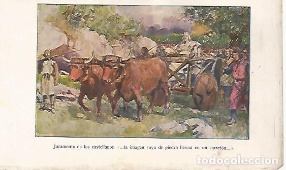 Postales: LAMINA 13843: Juramento de los castellanos - Alfredo Opisso