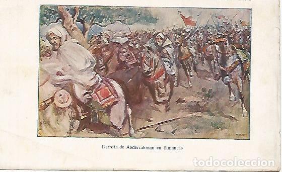 Postcards: LAMINA 13844: Derrota de Abderraman en Simancas - Alfredo Opisso