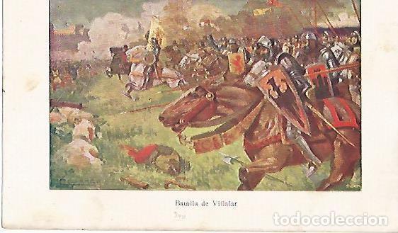 Postales: LAMINA 13822: Batalla de Villalar - Alfredo Opisso