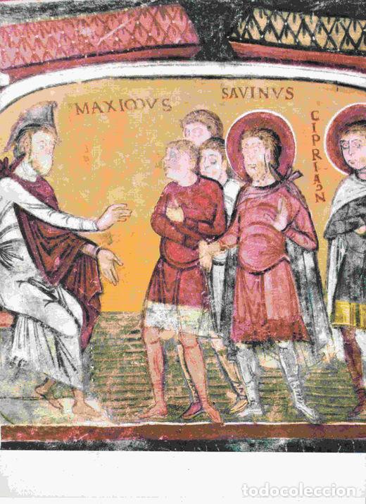 Postkarten: LAMINA 6593: San Cipriano y San Sabino presentados a Maximo detalle de los frescos - Varios