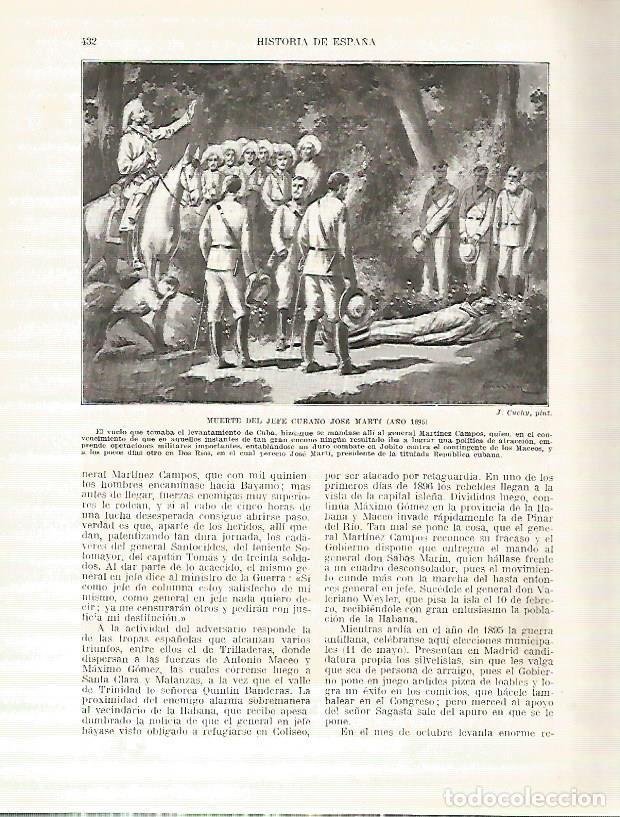 Postais: LAMINA 9344: Muerte del jefe cubano Jose Marti en 1895 - Manuel Rodriguez Codola
