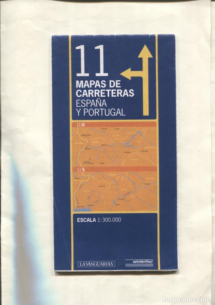 Cartes Postales: Guia La Vanguardia/Winterthur: Mapas de carretera espa&ntilde;a y portugal numero 11 -