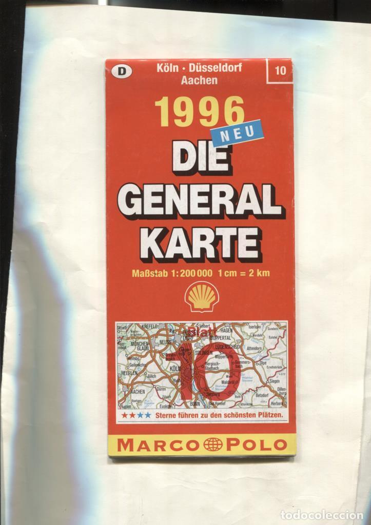 Cartes Postales: Die General Karte numero 10: Koln-Dusseldorf -