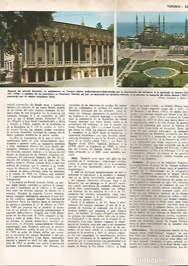 Postais: LAMINA MONITOR 0732: Pabellon de las Porcelanas y mezquita de Ahmed en Estambul, Turquia - Varios