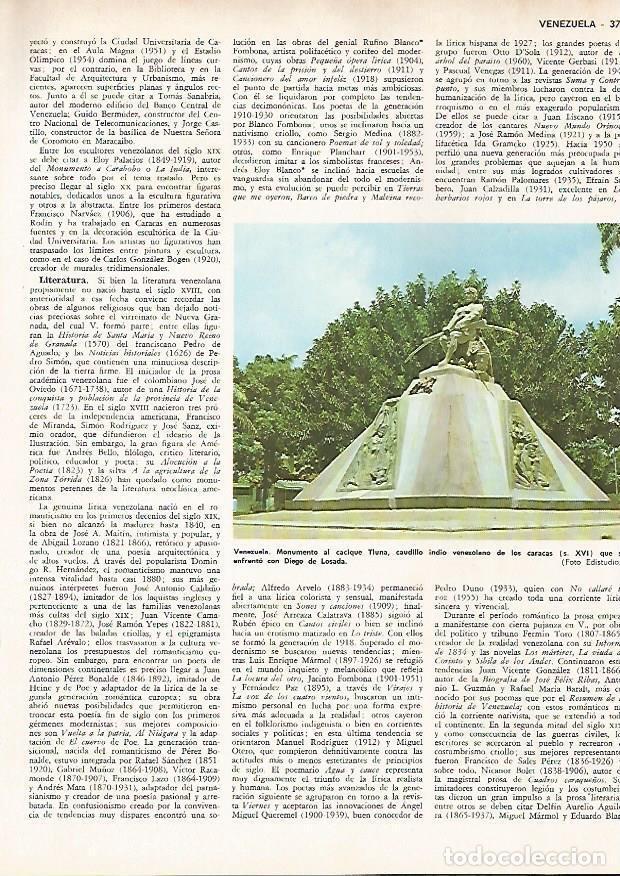 Postais: LAMINA MONITOR 0767: Monumento a Tiuna en Caracas - Varios