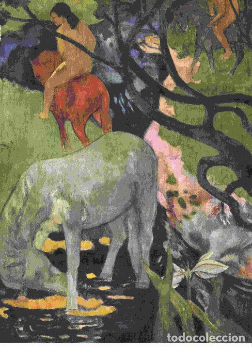 Cartoline: LAMINA 6734: Paul Gauguin El caballo blanco - Varios