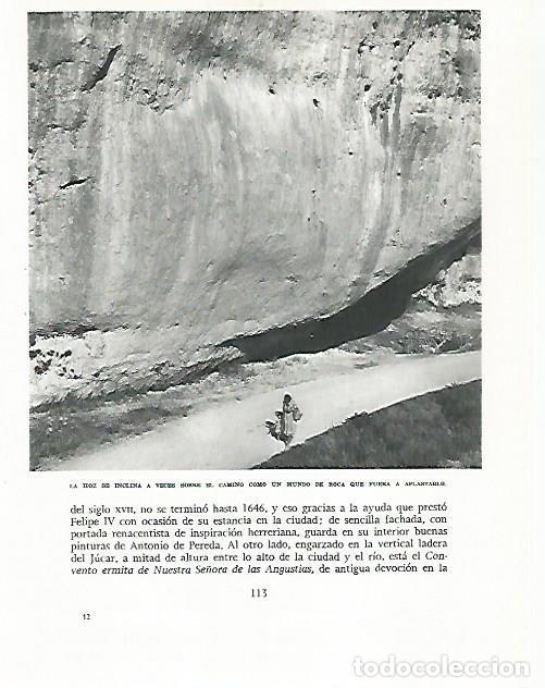 Postales: LAMINA 8887: Hoz del rio Jucar - G. Gomez de la Serna