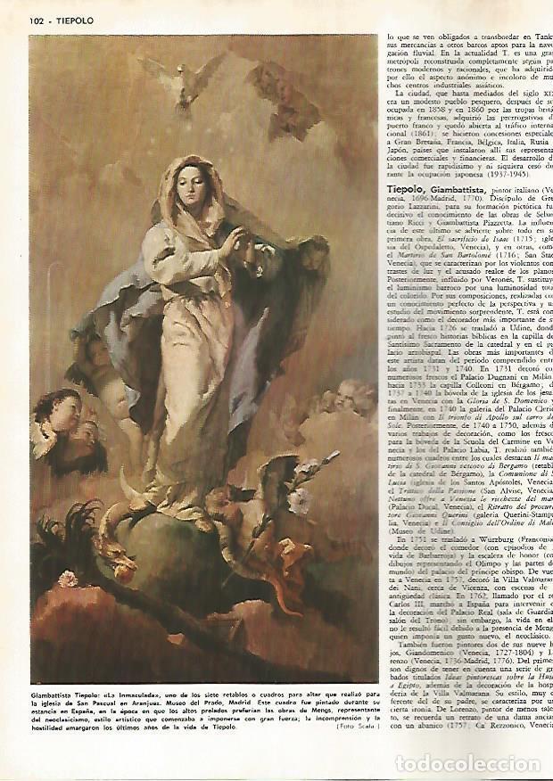 Cartoline: LAMINA MONITOR 0704: La Inmaculada, por Tiepolo - Varios