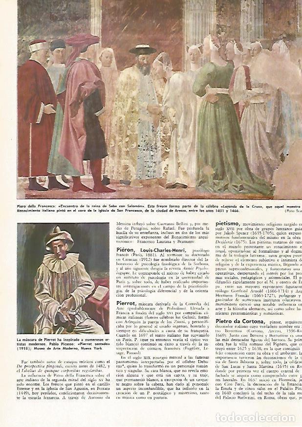 Cartes Postales: LAMINA MONITOR 0550: Encuentro de la reina de Saba con Salomon, por Piero della Francesca - Varios