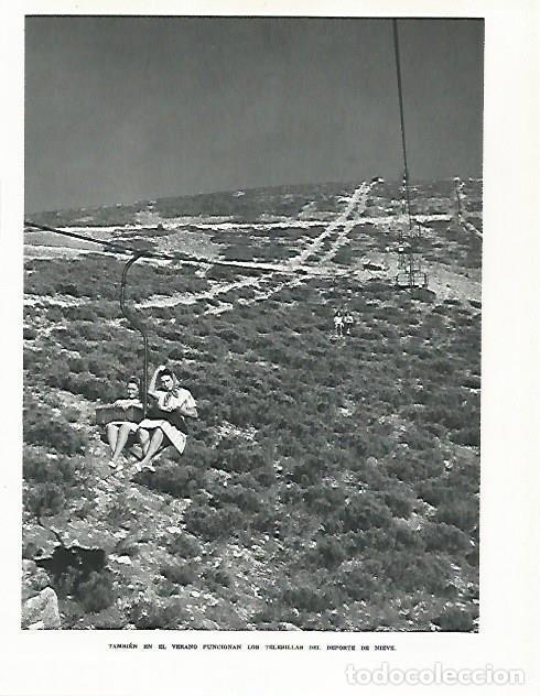 Postales: LAMINA 8962: Pistas de esqui en verano. Navacerrada - G. Gomez de la Serna