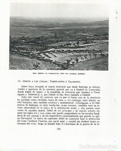 Postais: LAMINA 8972: Vista de Torrelaguna Madrid - G. Gomez de la Serna