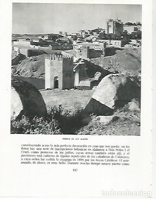 Postais: LAMINA 9043: Puente de San Martin en Toledo - G. Gomez de la Serna