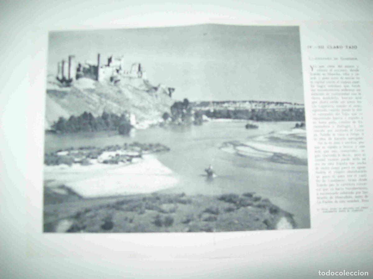 Postales: LAMINA 9055: Castillo de Escalona Toledo - G. Gomez de la Serna