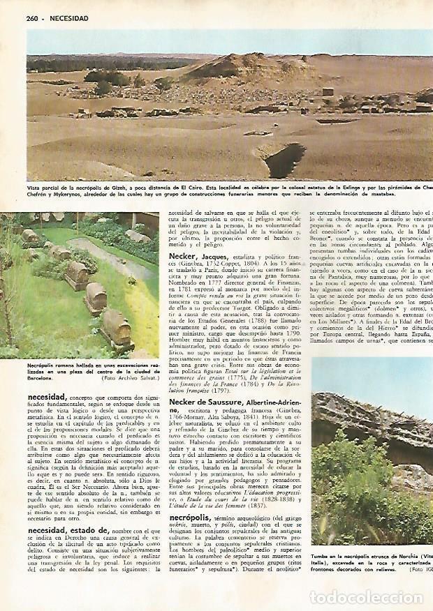 Cartoline: LAMINA MONITOR 0518: Gizeh en Egipto y necropolis romana de Barcelona - Varios