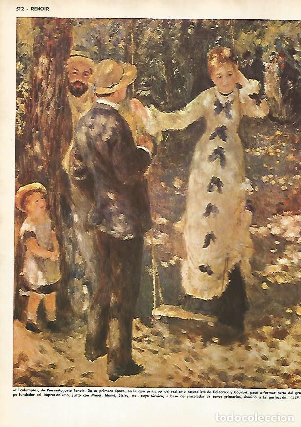 Cartoline: LAMINA MONITOR 0602: El columpio, por Renoir - Varios