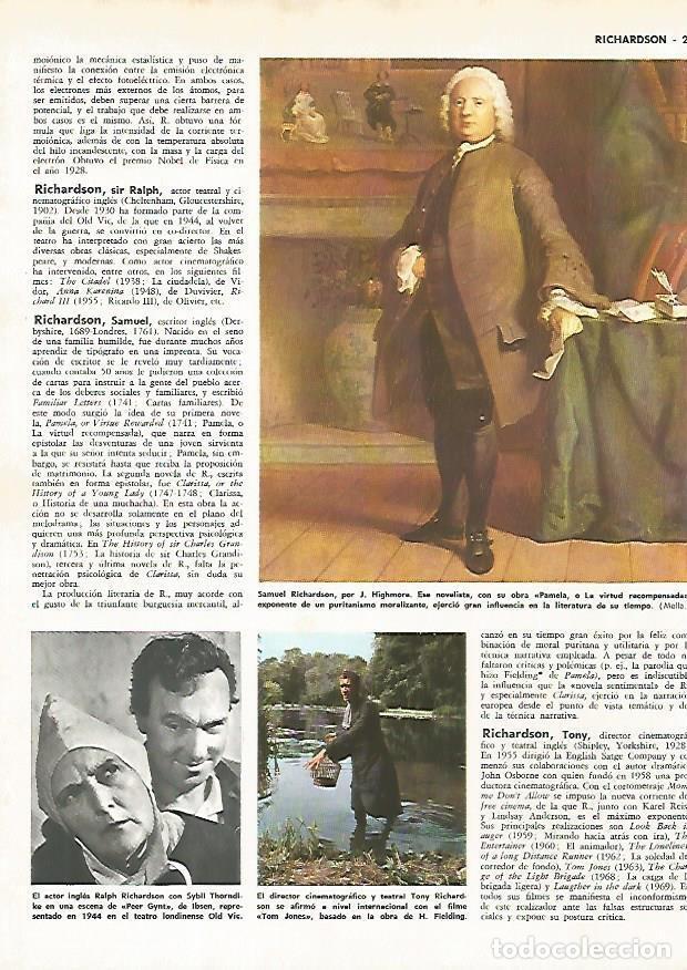 Postales: LAMINA MONITOR 0611: Samuel Richardson, por Highmore - Varios