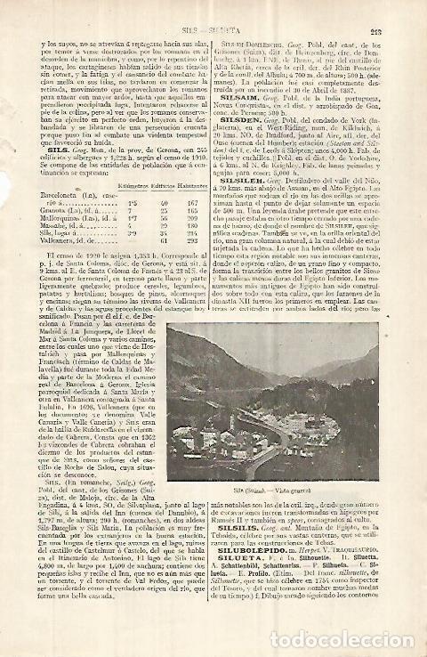 Cartoline: LAMINA ESPASA 33005: Vista de Sils, Suiza - Varios