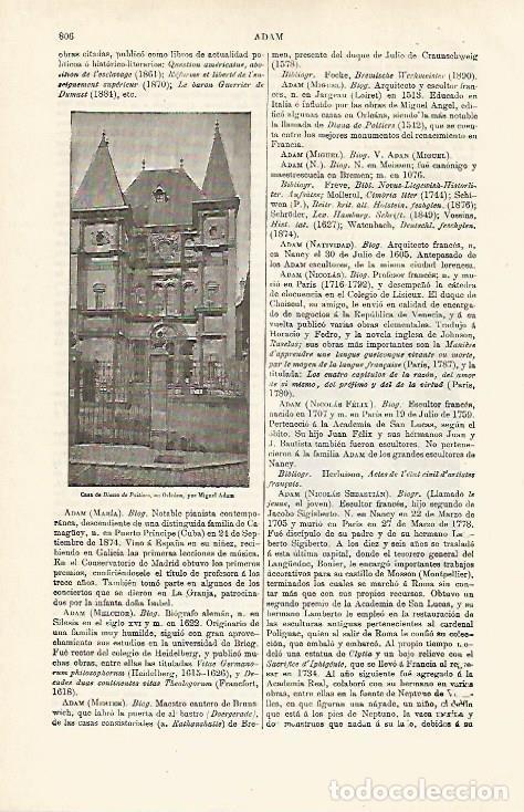 Postcards: LAMINA ESPASA 8133: Casa de Diana de Poitiers en Orleans - Varios