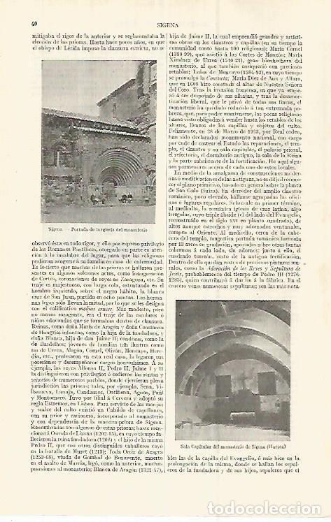 Cartoline: LAMINA ESPASA 32969: Moansterio de Sigena, Huesca - Varios