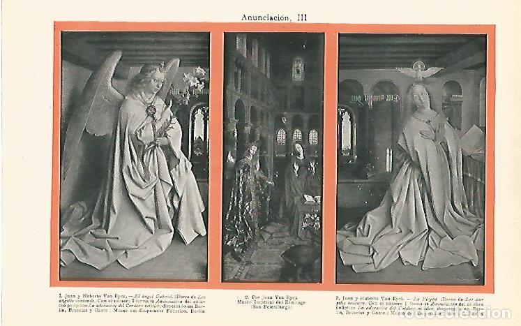 Postkarten: LAMINA ESPASA 7045: La Anunciacion por Van Eyck - Varios