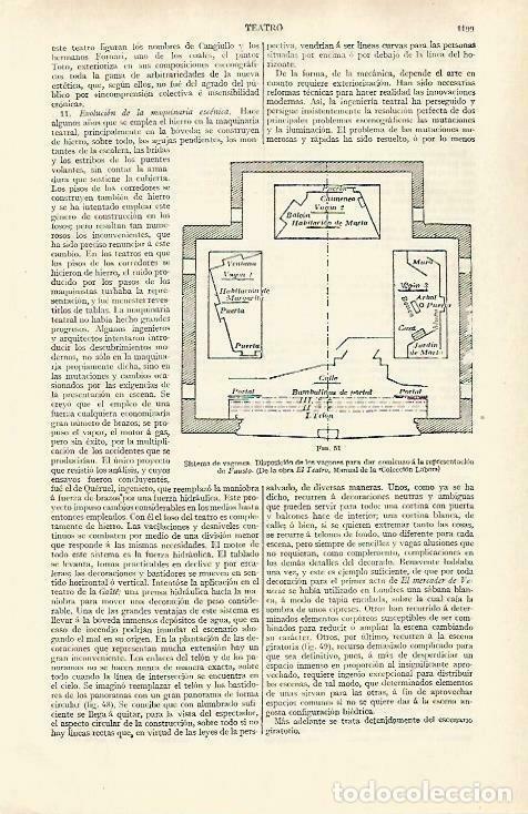 Cartoline: LAMINA ESPASA 33544: Sistema de vagones para Fausto - Varios