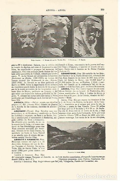 Postales: LAMINA ESPASA 12818: Bustos hechos por Naum Aronson - Varios