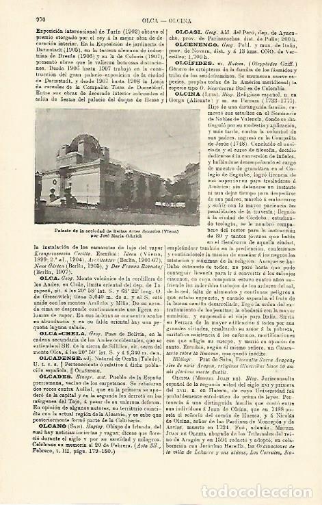 Postcards: LAMINA ESPASA 21354: Palacio de la Sociedad de Bellas Artes en Viena - Varios