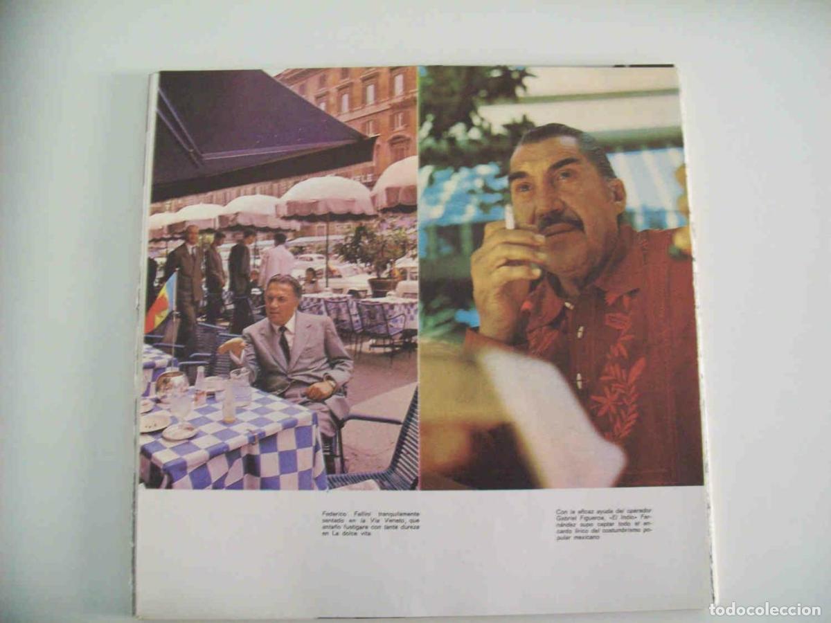 Postales: LAMINA 14332: Federico Fellini y Gabriel Figueroa - VVAA