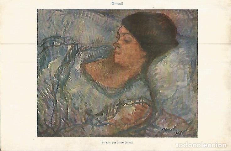 Postkarten: LAMINA ESPASA 9534: Estudio por Isidro Nonell - Varios