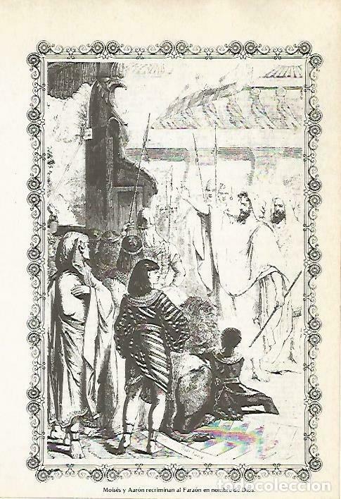 Postkarten: LAMINA 14490: Moises y Aaron recriminando al faraon - VVAA