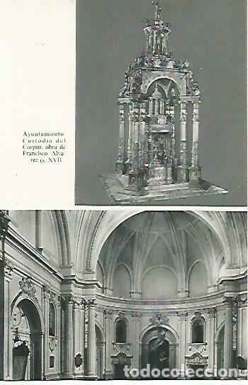 Postales: LAMINA 14412: Custodia del Corpus, Madrid - Lorenzo Lopez Sancho, dibujos de Go&ntilde;i