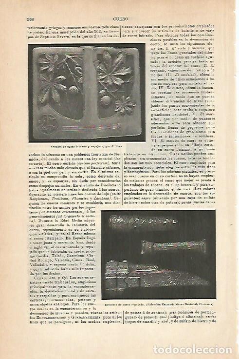 Postcards: LAMINA ESPASA 14339: Cartera de cuero labrado por J. Roca - Varios