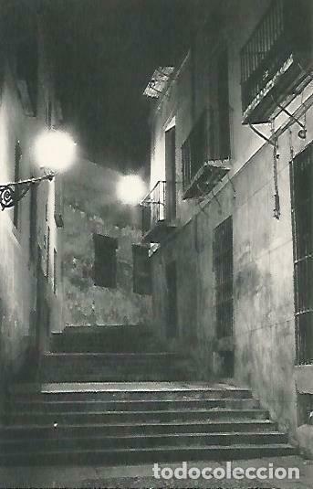 Postkarten: LAMINA 14388: Calle del casco antiguo dee Madrid - Lorenzo Lopez Sancho, dibujos de Go&ntilde;i