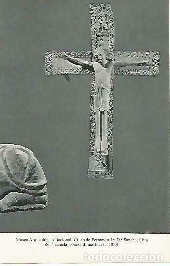 Postkarten: LAMINA 14443: Cristo de Fernando I y Do&ntilde;a Sancha - Lorenzo Lopez Sancho, dibujos de Go&ntilde;i