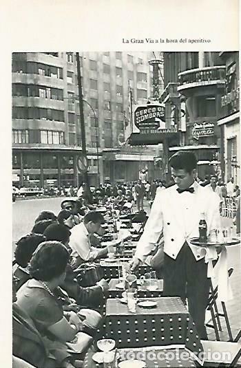 Postkarten: LAMINA 14449: Terraza en la Gran Via, Madrid - Lorenzo Lopez Sancho, dibujos de Go&ntilde;i