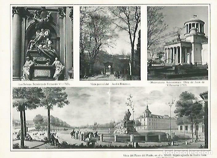 Cartes Postales: LAMINA 14420: Vistas de Madrid - Lorenzo Lopez Sancho, dibujos de Go&ntilde;i