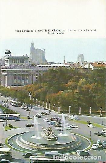 Postais: LAMINA 14425: Plaza de La Cibeles, Madrid - Lorenzo Lopez Sancho, dibujos de Go&ntilde;i