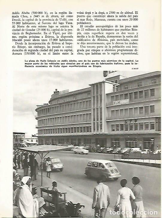 Postcards: LAMINA 14921: Plaza de Haile Selassie en Addis Abeba, Etiopia - VVAA