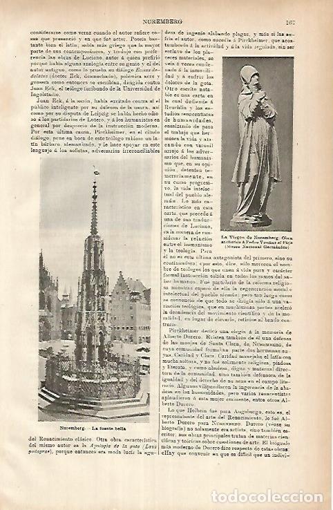 Postkarten: LAMINA ESPASA 25864: La Fuente Bella en Nuremberg - Varios