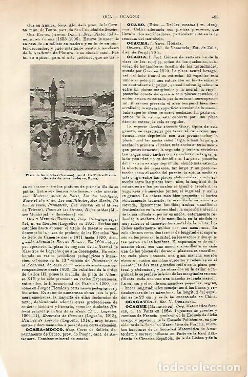Cartoline: LAMINA ESPASA 25921: Plaza de las Hierbas en Verona - Varios
