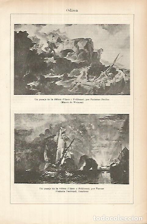 Postais: LAMINA ESPASA 25971: Odisea por Preller y Turner - Varios
