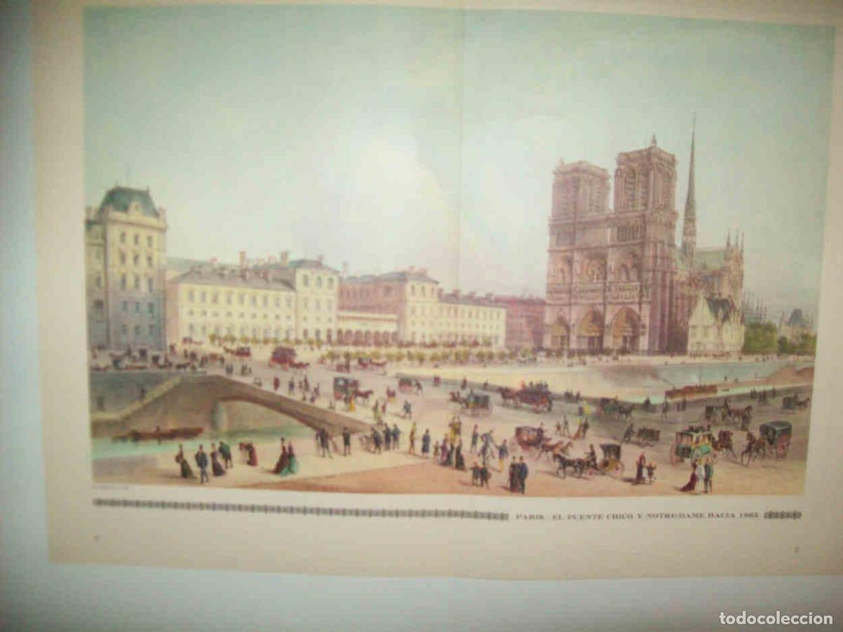 Postales: LAMINA 14995: Paris. Puente Chico y Notre Dame hacia 1865 - Rolf Muller