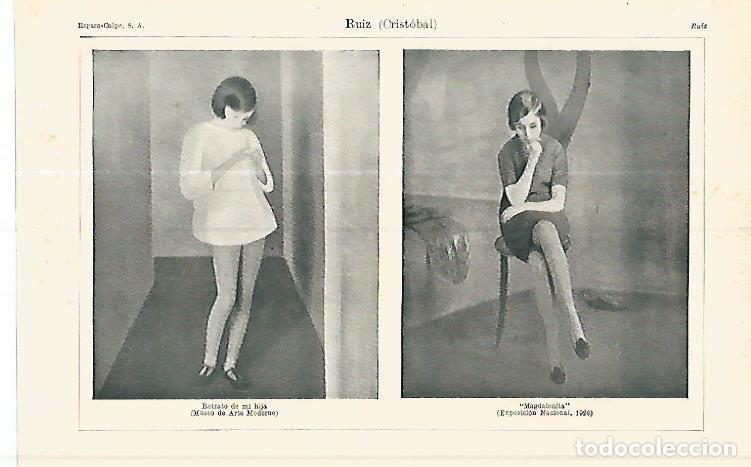 Cartoline: LAMINA ESPASA 17039: Retrato de mi hija y Magdalenita por Cristobal Ruiz - Varios