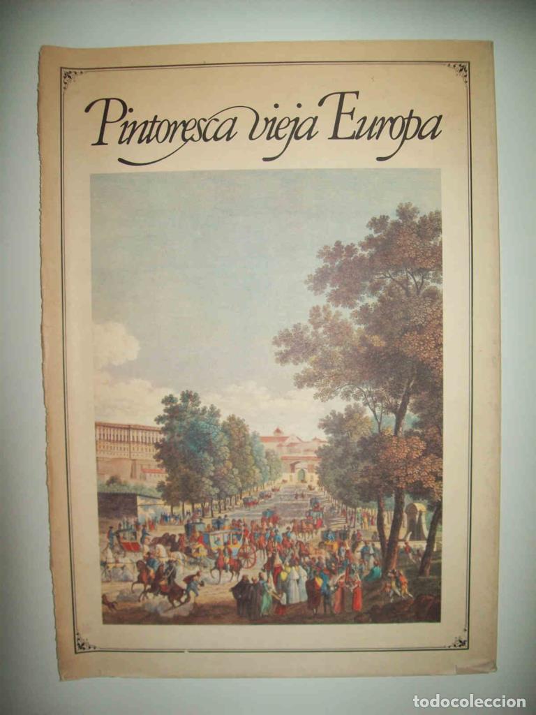 Cartoline: LAMINA 14997: Portada de la obra Pintoresca Vieja Europa - Rolf Muller