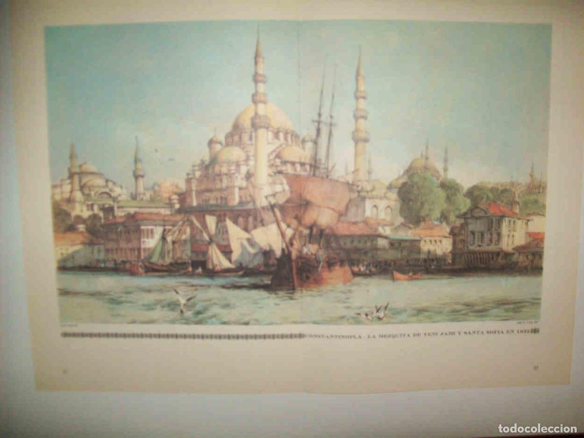 Postcards: LAMINA 14991: Constantinopla o Estambul. Mezquita de Yeni Jami y Santa Sofia en 1835 - Rolf Muller