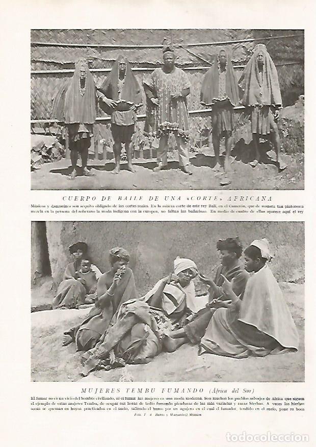 Cartoline: LAMINA 15642: Cuero&iexcl;po de baile de la corte del rey Bali de Camerun - Director: Pedro Bosch Gimpera